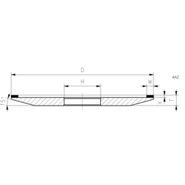 gyémánt élező tárcsa körfűrészhez